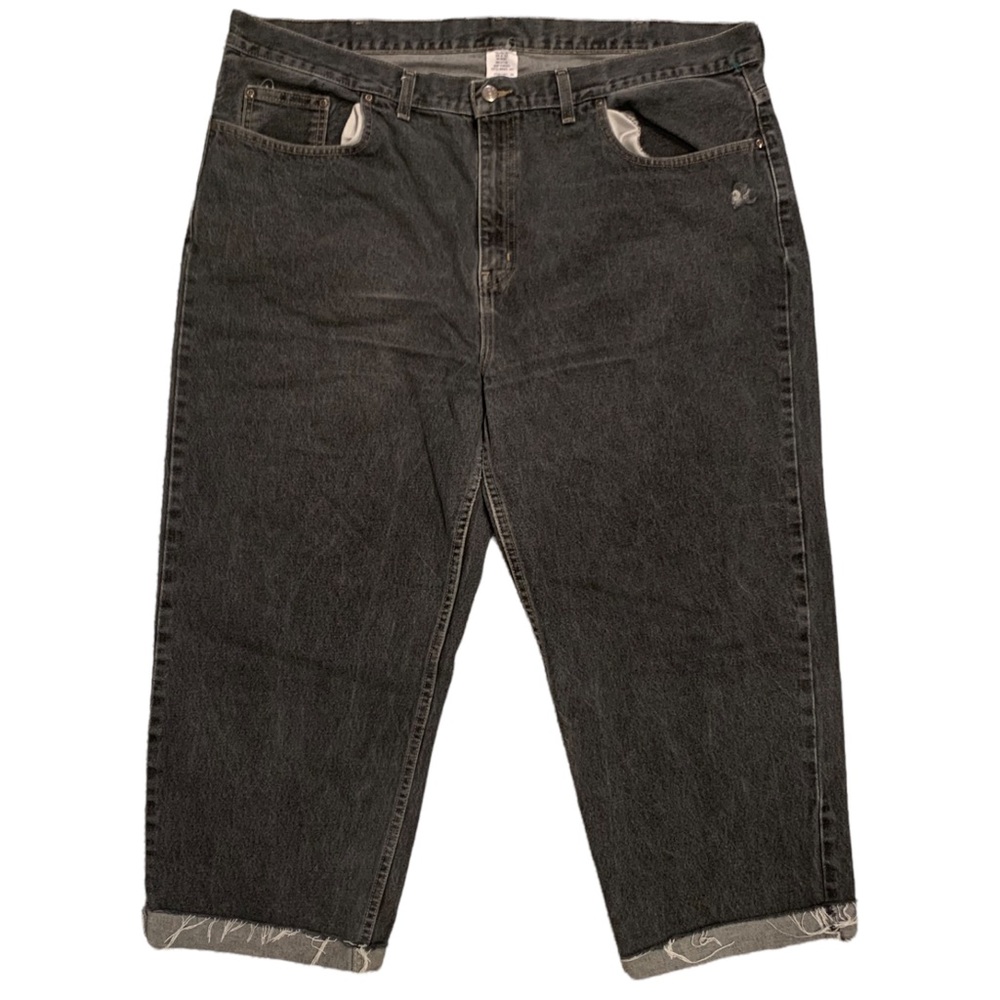 black denim pants